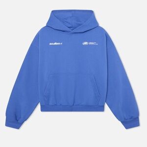 scuffers Sign Blue Hoodie - like new condition - unisex